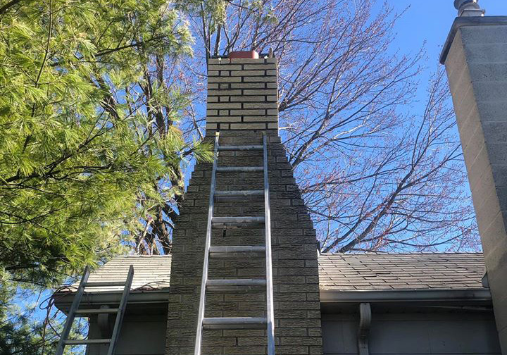 The Chimney during our repair