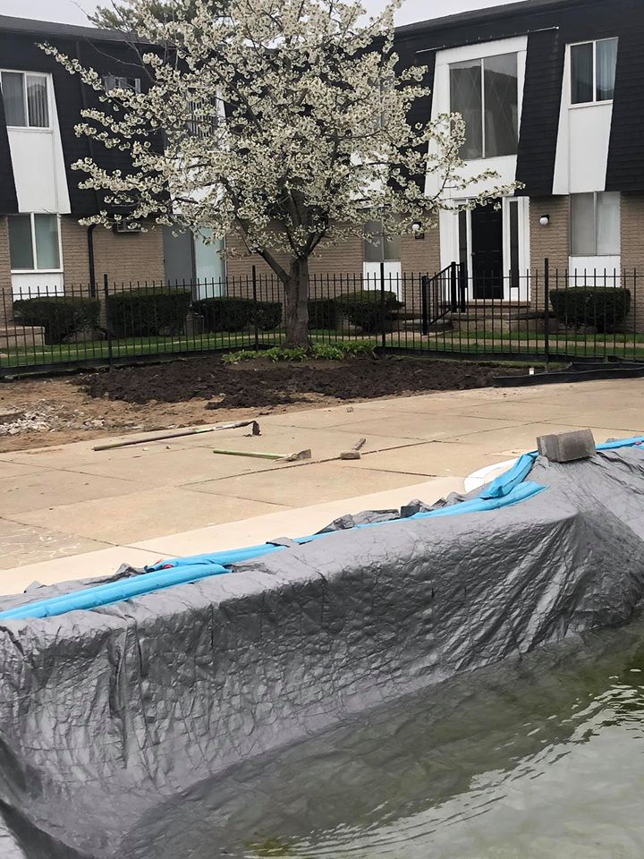 Pool Deck Renovation almost complete